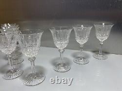 Série de 8 verres cristal Saint-Louis modèle Tommy 14 cm