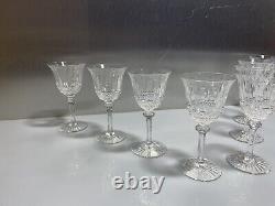 Série de 8 verres cristal Saint-Louis modèle Tommy 14 cm