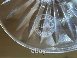 Série de 8 verres cristal Saint-Louis modèle Tommy 14 cm