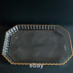 Service A Liqueur Cristal De Saint Louis Modèle Givré Doré