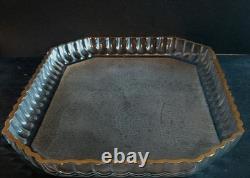 Service A Liqueur Cristal De Saint Louis Modèle Givré Doré