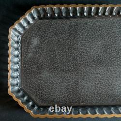 Service A Liqueur Cristal De Saint Louis Modèle Givré Doré