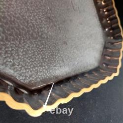 Service A Liqueur Cristal De Saint Louis Modèle Givré Doré