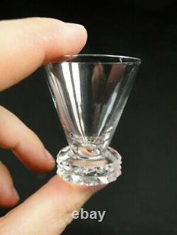 Service A Liqueur Cristal St Louis Modele Diamant 6 Verres + 1 Carafe
