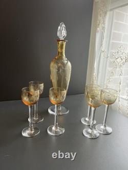 Service À Liqueur En Cristal Grave Baccarat Saint Louis