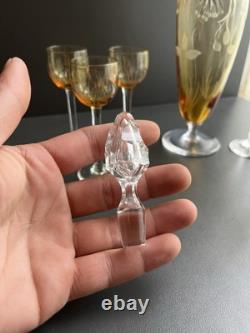 Service À Liqueur En Cristal Grave Baccarat Saint Louis