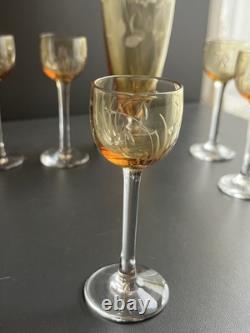 Service À Liqueur En Cristal Grave Baccarat Saint Louis