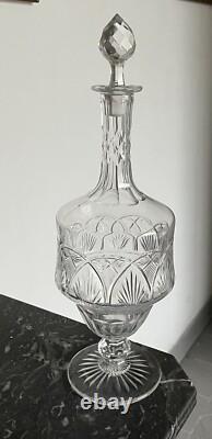 Service Liqueur En Cristal De Saint-Louis 1 Carafe Et 7 Verres