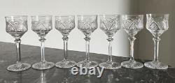 Service Liqueur En Cristal De Saint-Louis 1 Carafe Et 7 Verres