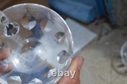 Service à Punch en Cristal Signé Saint Louis Saladier + 7 Tasses