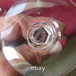 Service à liqueur 6 verres 1 carafe cristal de saint louis modèle bristol signé