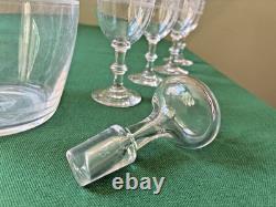 Service à liqueur Etoile en cristal Baccarat Saint Louis