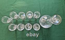 Service à liqueur Etoile en cristal Baccarat Saint Louis