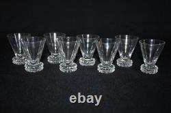 Service à liqueur ancien, cristal de Saint Louis modèle DIAMANT, carafe verres