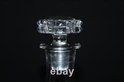 Service à liqueur ancien, cristal de Saint Louis modèle DIAMANT, carafe verres