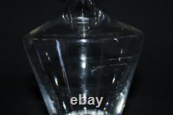 Service à liqueur ancien, cristal de Saint Louis modèle DIAMANT, carafe verres