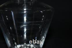 Service à liqueur ancien, cristal de Saint Louis modèle DIAMANT, carafe verres