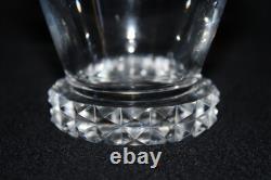 Service à liqueur ancien, cristal de Saint Louis modèle DIAMANT, carafe verres