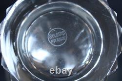 Service à liqueur ancien, cristal de Saint Louis modèle DIAMANT, carafe verres