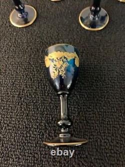 Service à liqueur modèle'Nostalgie' cristal Saint Louis (prix pour 7 pièces)