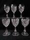 Service De 6 Verres A Vin Eau En Cristal De St Louis Signé