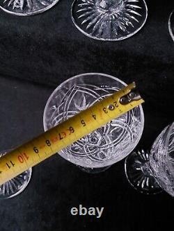 Service de 6 Verres A Vin Eau En cristal de st Louis Signé