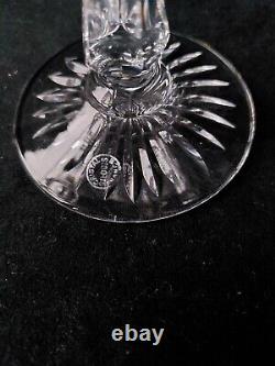Service de 6 Verres A Vin Eau En cristal de st Louis Signé