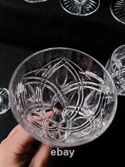 Service de 6 Verres A Vin Eau En cristal de st Louis Signé