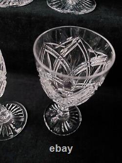 Service de 6 Verres A Vin Eau En cristal de st Louis Signé
