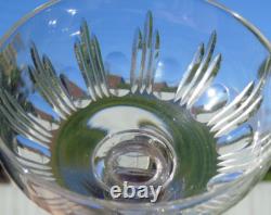 Service de 6 coupes à champagne en cristal taillé. Saint Louis service Stella