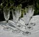 Service De 6 Fl&ucirc;tes &agrave; Champagne En Cristal De Saint Louis Mod&egrave;le Monaco Sign&eacute;es
