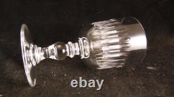 Service de 6 verres à eau en cristal de Saint Louis modèle Sisley