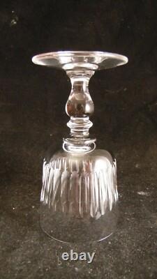 Service de 6 verres à eau en cristal de Saint Louis modèle Sisley