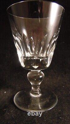 Service de 6 verres a vin blanc en cristal de Saint Louis modèle Jersey 11 cm