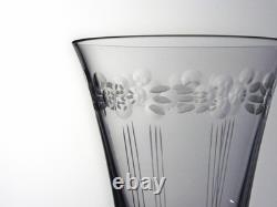 Service de 6 verres à vin en cristal Attribués à Saint-Louis, début XXe siècle