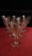 Service De 6 Verres &agrave; Vin En Cristal De Saint Louis D&eacute;cor Grav&eacute; De Foug&egrave;res