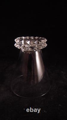 Service de 6 verres a vin en cristal de Saint Louis modèle Diamants