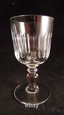 Service de 6 verres à vin en cristal de Saint Louis modèle Sisley