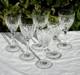 Service De 6 Verres &agrave; Vin Rouge En Cristal De Saint Louis Mod&egrave;le Monaco Sign&eacute;s