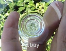 Service de 6 verres à vin rouge en cristal de Saint Louis modèle Monaco Signés