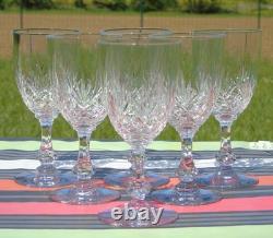 Service de 6 verres en cristal de Saint Louis modèle Massenet Haut. 13,2 cm