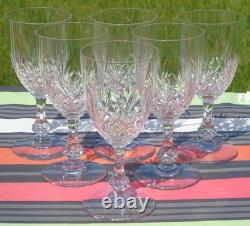 Service de 6 verres en cristal de Saint Louis modèle Massenet Haut. 13,2 cm