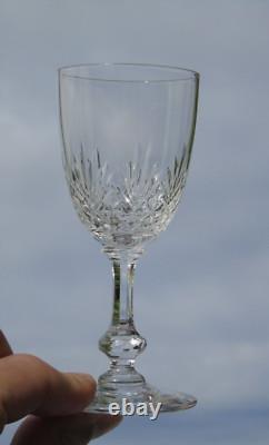 Service de 6 verres en cristal de Saint Louis modèle Massenet Haut. 13,2 cm