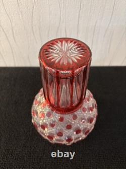 Service de nuit cristal overlay Saint Louis Baccarat