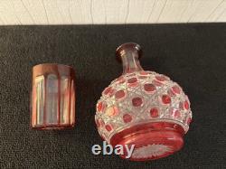 Service de nuit cristal overlay Saint Louis Baccarat