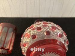 Service de nuit cristal overlay Saint Louis Baccarat