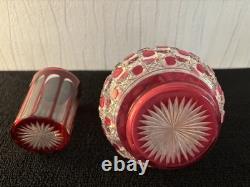 Service de nuit cristal overlay Saint Louis Baccarat