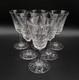 Service De Six Verres &agrave; Vin Rouge En Cristal Taill&eacute; De Saint-louis Mod&egrave;le Tarn