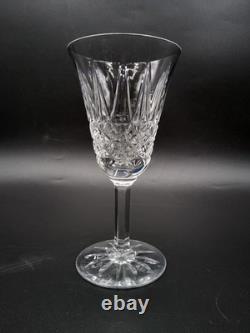 Service de six verres à vin rouge en cristal taillé de Saint-Louis modèle Tarn