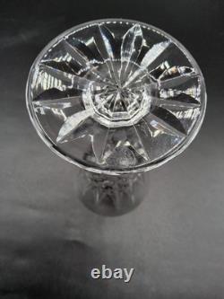 Service de six verres à vin rouge en cristal taillé de Saint-Louis modèle Tarn